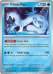 Chien-Pao 056/191  - Reverse Holofoil SV08 Surging Sparks - Rare