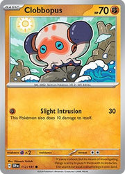 Clobbopus 112/191  - Reverse Holofoil SV08 Surging Sparks - Common
