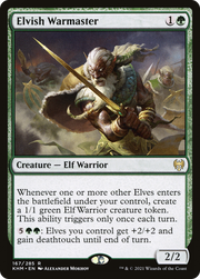 Elvish Warmaster (KHM-167) - Kaldheim