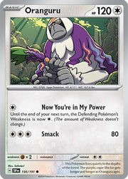 Oranguru 156/191  SV08 Surging Sparks - Common