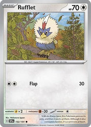 Rufflet 152/191  SV08 Surging Sparks - Common