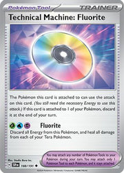 Technical Machine: Fluorite 188/191  SV08 Surging Sparks - Uncommon