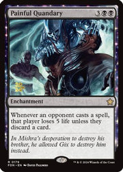 Painful Quandary (FDN) (-179) - Prerelease Cards Foil