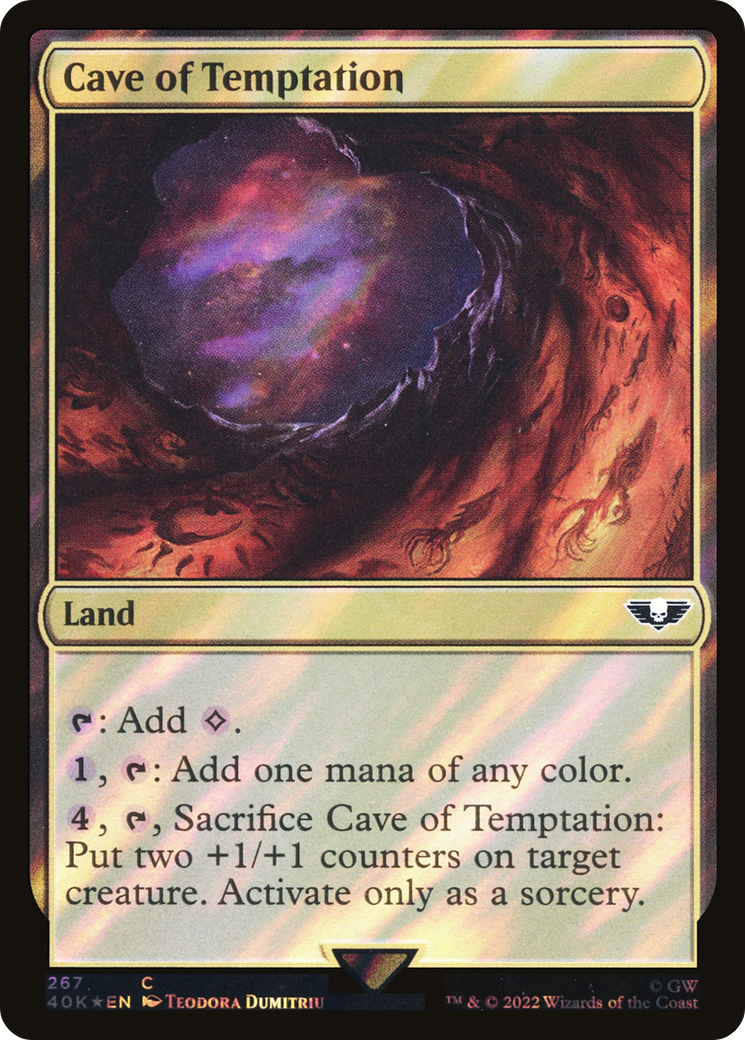 Cave of Temptation (40K-267) - Warhammer 40,000 Commander Foil
