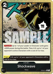 Shockwave (Textured Foil) (ST06-014) - Premium Booster -The Best- Foil