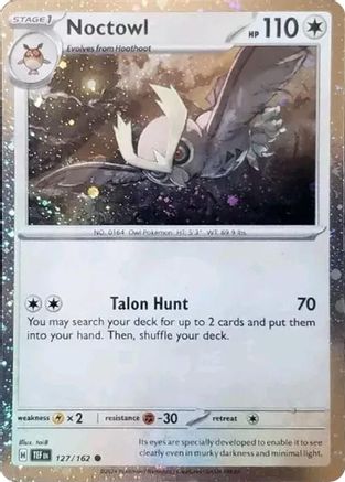 Noctowl 127/162  - Holofoil SV Scarlet & Violet Promo Cards - Promo