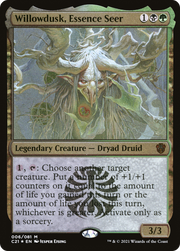 Willowdusk, Essence Seer (C21-006) - Commander 2021 Display Commanders Etched Foil