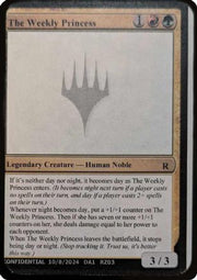 The Weekly Princess (-) - Un-Known Event Playtest Cards