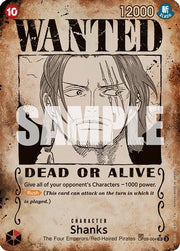 Shanks (004) (Wanted Poster) (OP09-004) - Emperors in the New World Foil