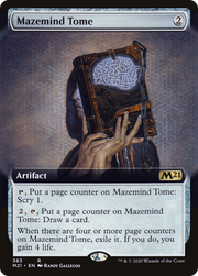 Mazemind Tome (M21-383) - Core Set 2021: (Extended Art) Foil