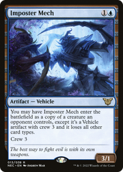 Imposter Mech (NEC-013) - Neon Dynasty Commander