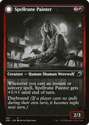 Spellrune Painter // Spellrune Howler (DBL-160) - Innistrad: Double Feature: (Double Faced Transform) Foil
