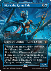 Kiora, the Rising Tide (Borderless) (FDN-309) - Foundations (Borderless)