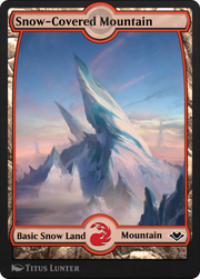 Snow-Covered Mountain (PANA-260) - MTG Arena Promos: (Full Art)