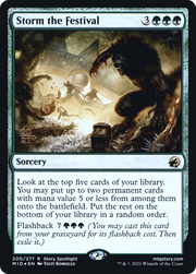 Storm the Festival (PRE-200S) - Innistrad: Midnight Hunt Promos Foil
