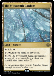The Mycosynth Gardens (PPONE-256P) - Phyrexia: All Will Be One Promos Foil