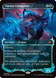Clarion Conqueror (TDM-400) - Tarkir: Dragonstorm: (Showcase) (Borderless) Foil