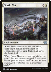 Static Net (BRO-027) - The Brothers' War Foil