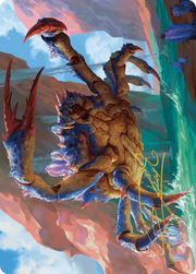 Canyon Crab // Canyon Crab (AOTJ-004) - Outlaws of Thunder Junction Art Series (Borderless) Foil
