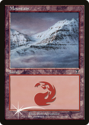 Mountain (7ED-338★) - Seventh Edition Foil