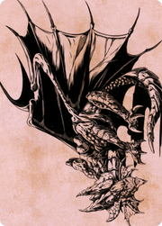 Ancient Copper Dragon // Ancient Copper Dragon (ACLB-052) - Battle for Baldur's Gate Art Series (Borderless) Foil