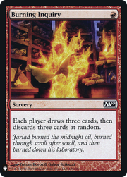 Burning Inquiry (LIST-M10-128) - The List