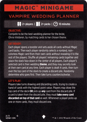 Vampire Wedding Planner // Vampire Wedding Planner (cont'd) (MVOW-002) - Innistrad: Crimson Vow Minigames
