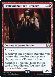 Professional Face-Breaker (PRE-116) - Streets of New Capenna Promos Foil