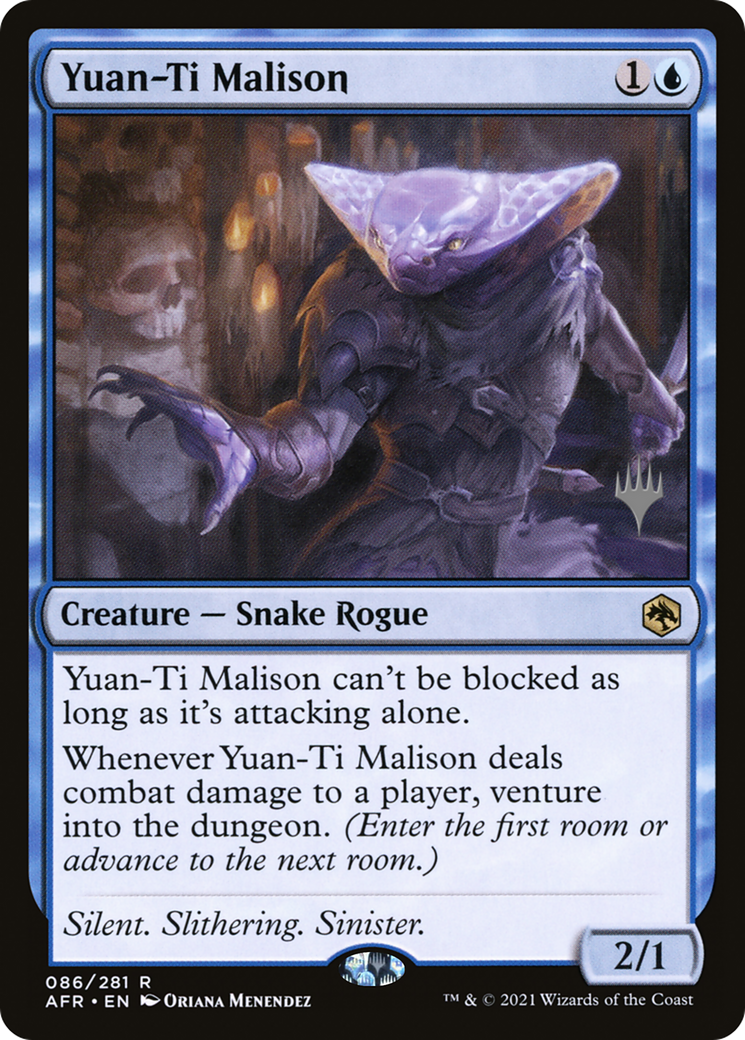 Yuan-Ti Malison (PPAFR-86P) - Adventures in the Forgotten Realms Promos Foil