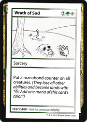 Wrath of Sod (CMB1-103) - Mystery Booster Playtest Cards 2021