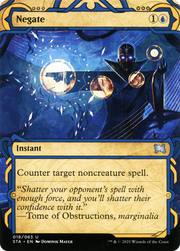 Negate (STA-018) - Strixhaven Mystical Archive: (Showcase) (Borderless)