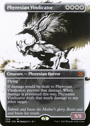 Phyrexian Vindicator (ONE-300) - Phyrexia: All Will Be One: (Showcase) (Borderless)