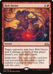 Risk Factor (PPM20-113P) - Guilds of Ravnica Promos Foil