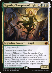 Sigarda, Champion of Light (MID-240) - Innistrad: Midnight Hunt Foil