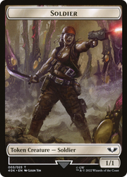Soldier (T40K-003) - Warhammer 40,000 Tokens