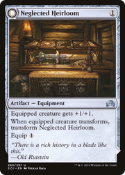 Neglected Heirloom // Ashmouth Blade (SOI-260) - Shadows over Innistrad: (Double Faced Transform) Foil