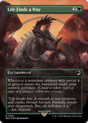 Life Finds a Way (REX-031) - Jurassic World Collection (Borderless) Foil