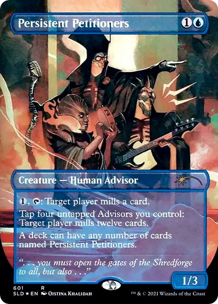 Persistent Petitioners (SLD-601) - Secret Lair Drop (Borderless) Foil