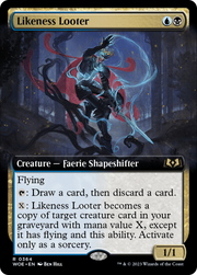 Likeness Looter (WOE-364) - Wilds of Eldraine: (Extended Art)