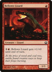 Bellows Lizard (RTR-088) - Return to Ravnica Foil