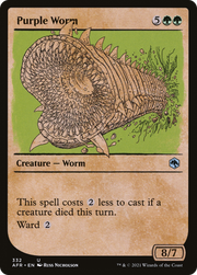 Purple Worm (AFR-332) - Adventures in the Forgotten Realms: (Showcase)