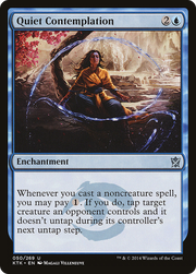 Quiet Contemplation (KTK-050) - Khans of Tarkir Foil