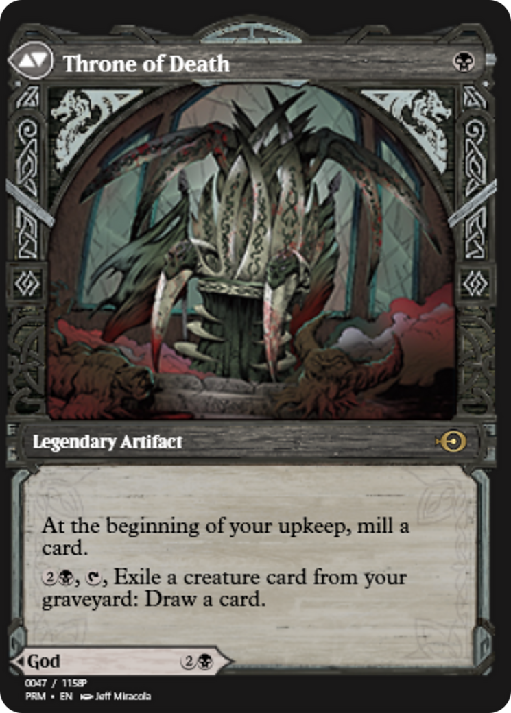 Egon, God of Death // Throne of Death (PRM-88288) - Magic Online Promos Foil
