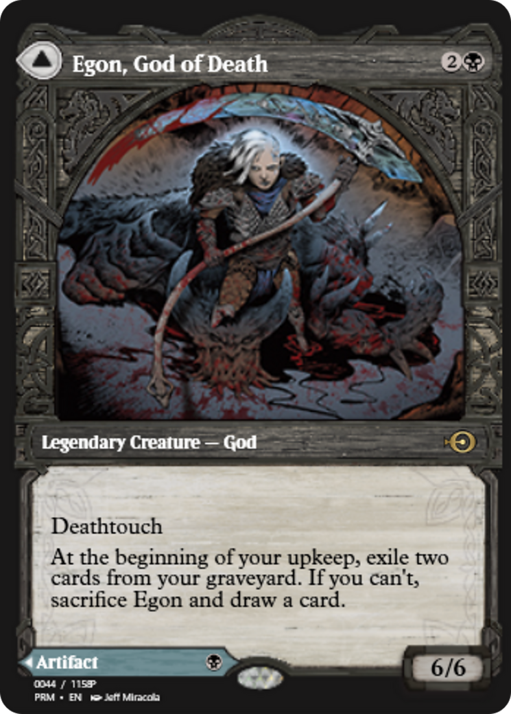 Egon, God of Death // Throne of Death (PRM-88288) - Magic Online Promos Foil