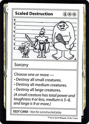 Scaled Destruction (CMB1-012) - Mystery Booster Playtest Cards 2021