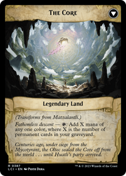 Matzalantli, the Great Door // The Core (LCI-387) - The Lost Caverns of Ixalan: (Extended Art) Foil