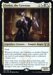 Evelyn, the Covetous (PRE-184S) - Streets of New Capenna Promos Foil