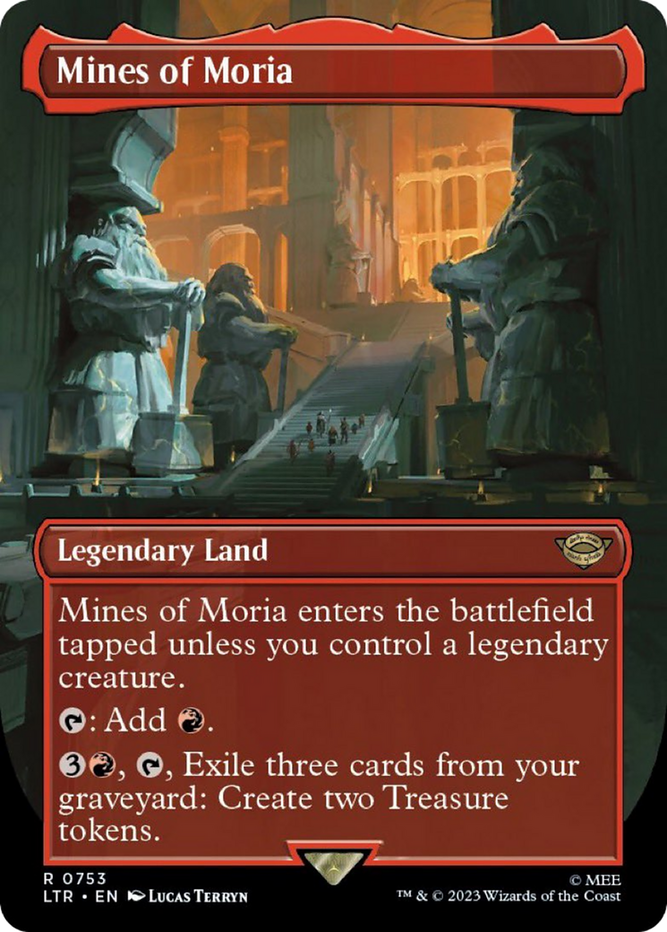 Mines of Moria (LTR-753) - The Lord of the Rings: Tales of Middle-earth (Borderless) Foil