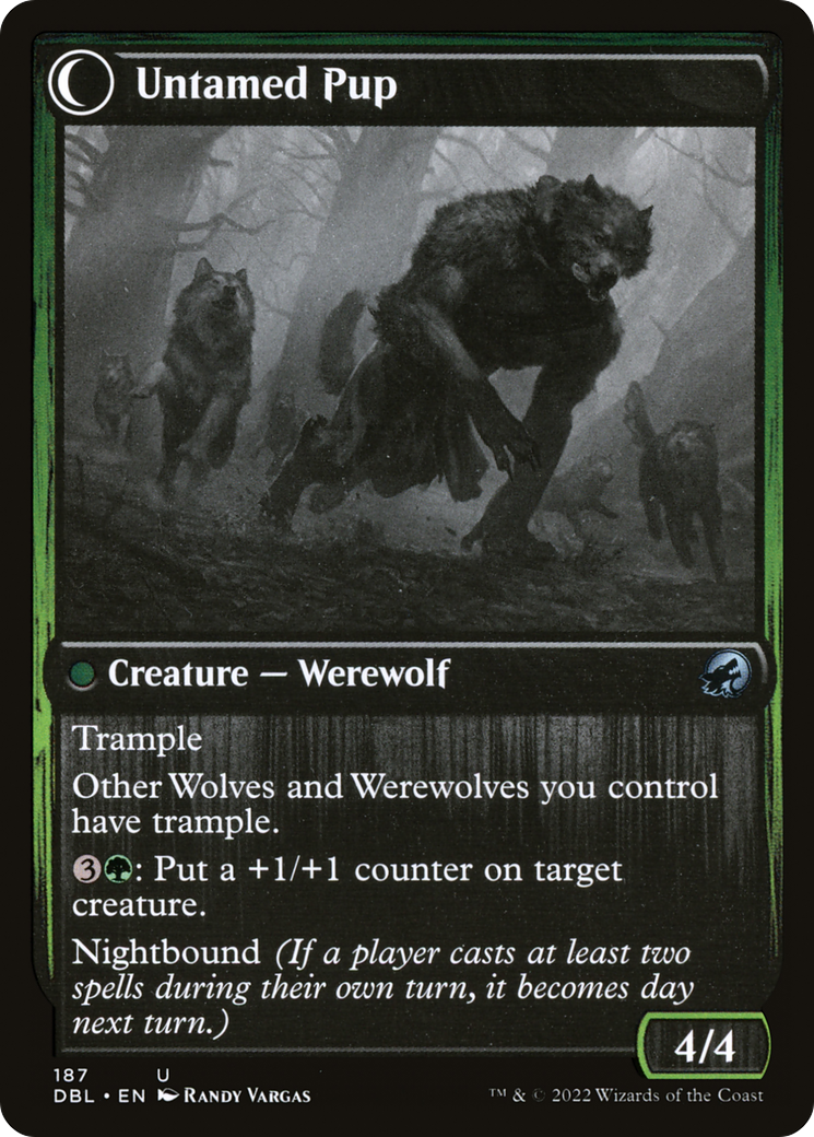 Hound Tamer // Untamed Pup (DBL-187) - Innistrad: Double Feature: (Double Faced Transform)
