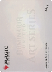 Swamp // Swamp (ADMU-064) - Dominaria United Art Series (Borderless)